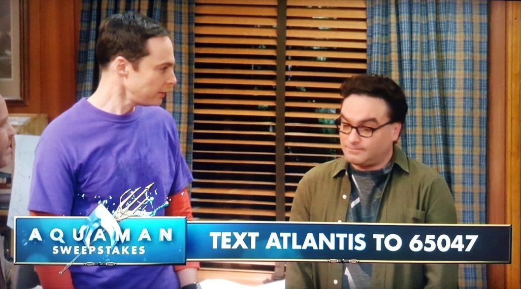 Aquaman, BigBang, text to win