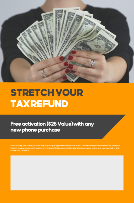 Boost Mobile's Stretch Your Tax Dollars AirPods Pro Giveaway Coupon - Sweeppea