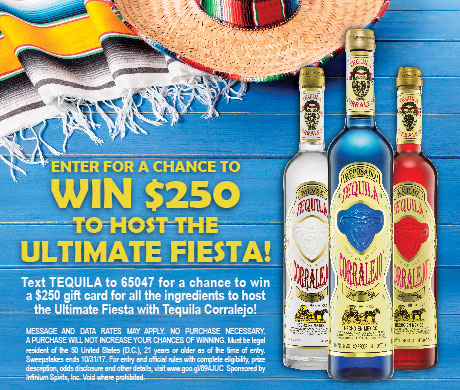 Tequila Corralejo Runs Ultimate Fiesta Text to Win Sweepstakes ...