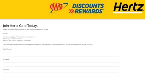 Hertz-and-AAA-Text-to-Win-Sweepstakes-Entry-Form