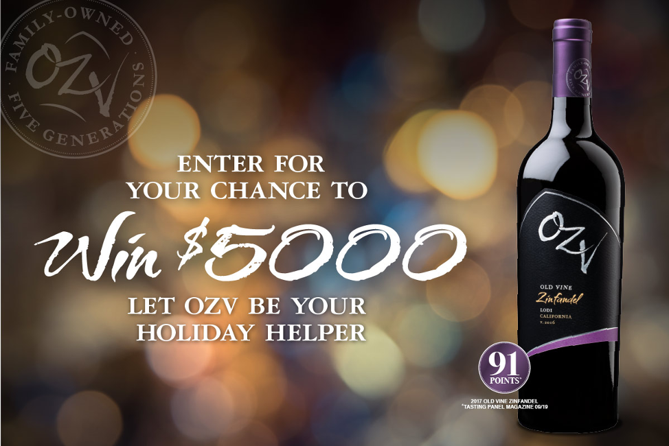 Oak Ridge Winery Text to Win Sweepstakes