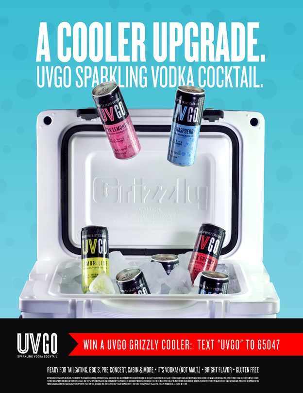 Win a UVGO Tailgating Cooler Text to Win Sweepstakes