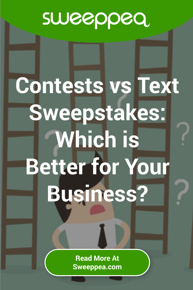 contests vs text sweepstakes which is better for your business