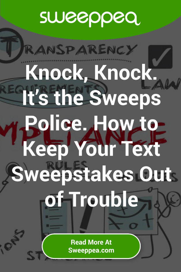 knock knock its sweeps police how to keep your text sweepstakes out of trouble
