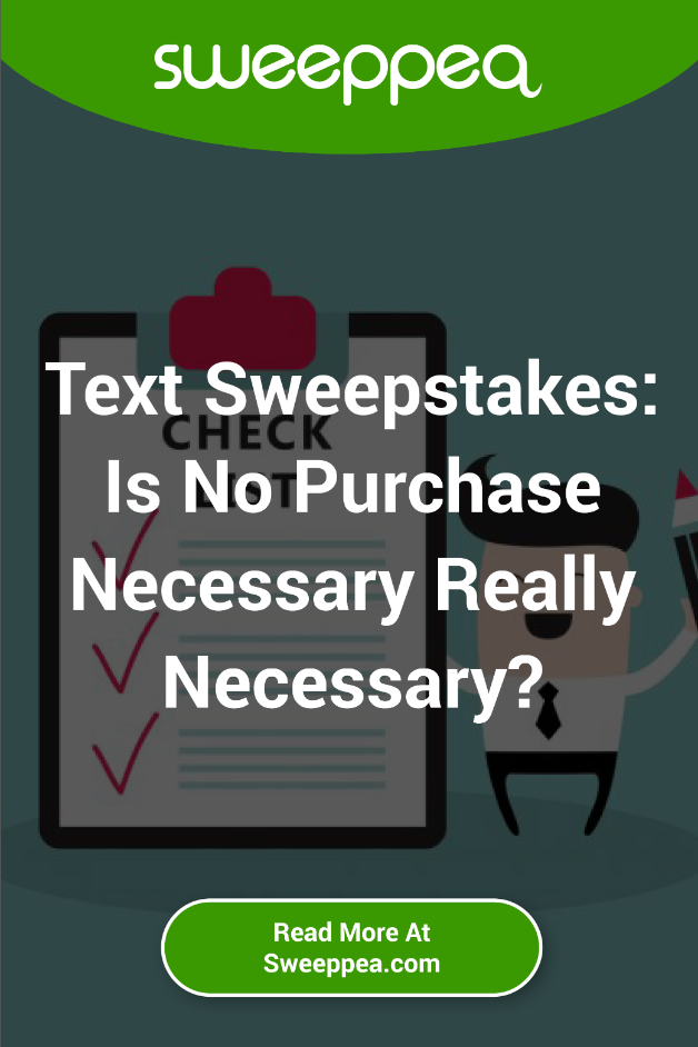 text sweepstakes is no purchase necessary really necessary
