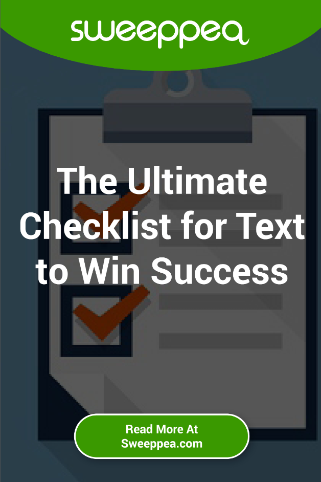 the ultimate checklist for text to win success