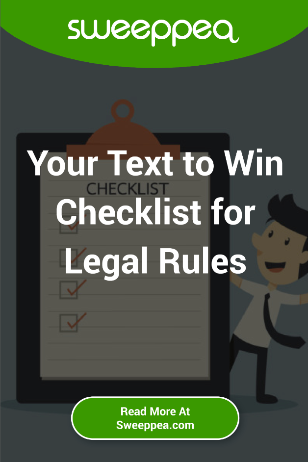 your text to win checklist for legal rules